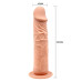 20Cm Güçlü Vantuzlu Damarlı Soft Realistik Penis Anal Dildo Vibratör